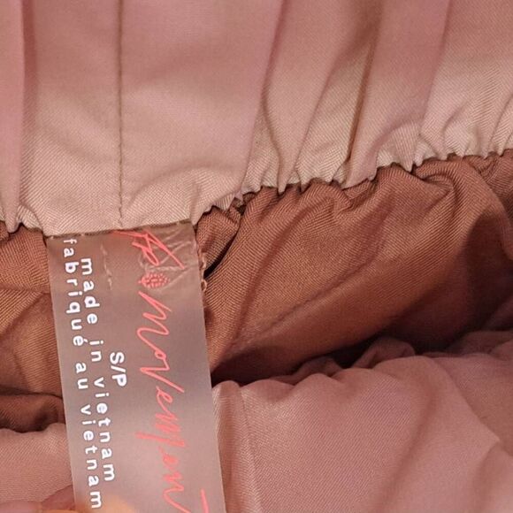 FREE PEOPLE FP MOVEMENT Women's Run For It Shorts Rusted Coral Combo size Small - Picture 6 of 8